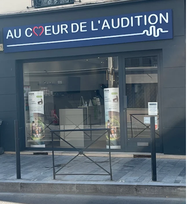 Devanture du centre Au Cœur de l'Audition à Sartrouville